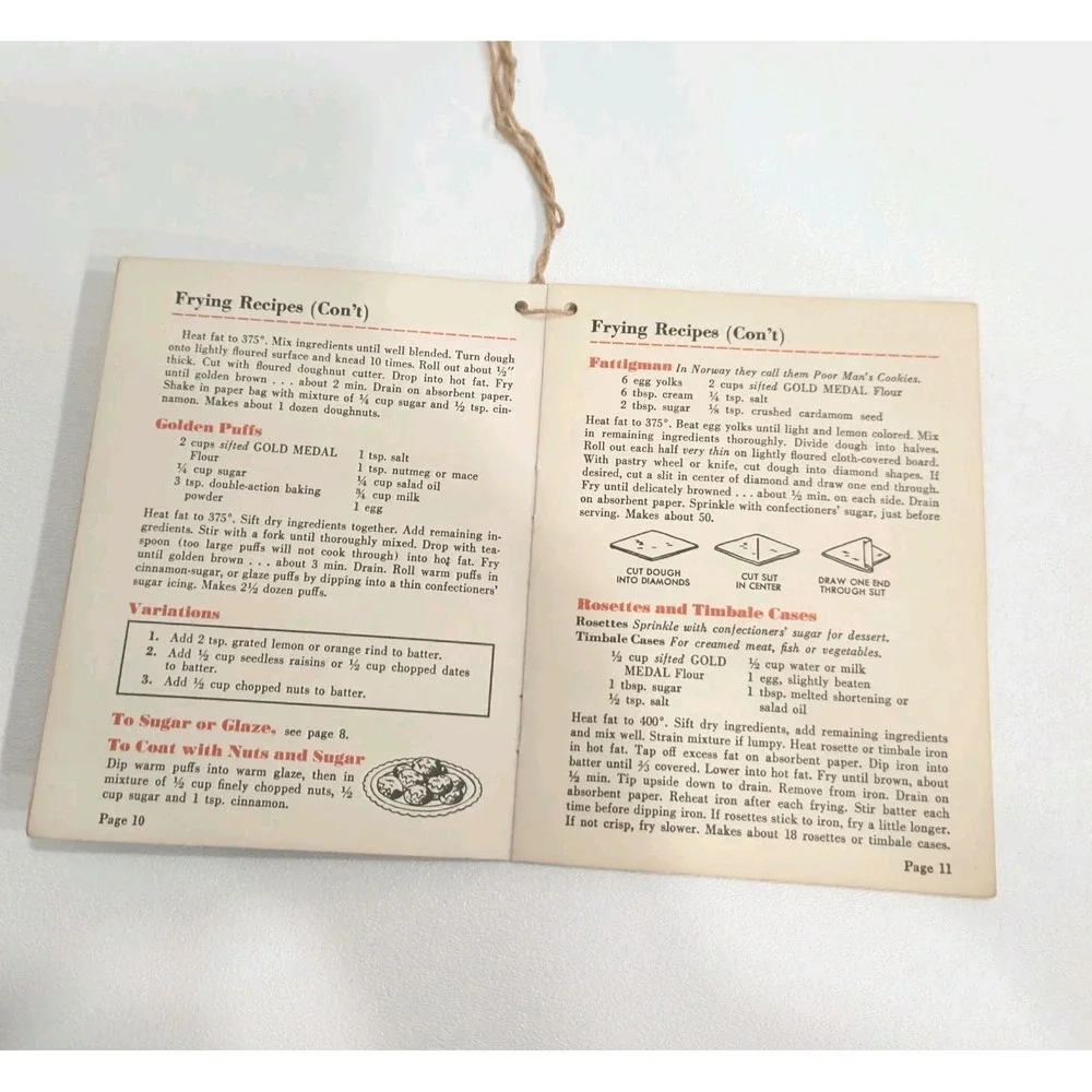 Vintage 1953 Betty Crocker Deep Frying Recipe Booklet General Mills Fryer Cooker